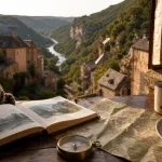 Aveyron tourisme : carnet de voyage et vue sur un village de pierre