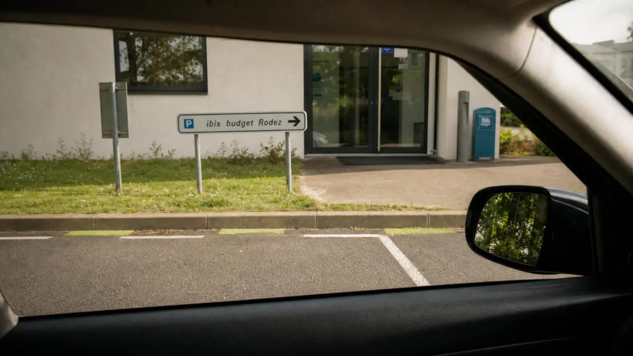 etap hotel rodez devenu ibis budget : parking, entrée près de centre-ville