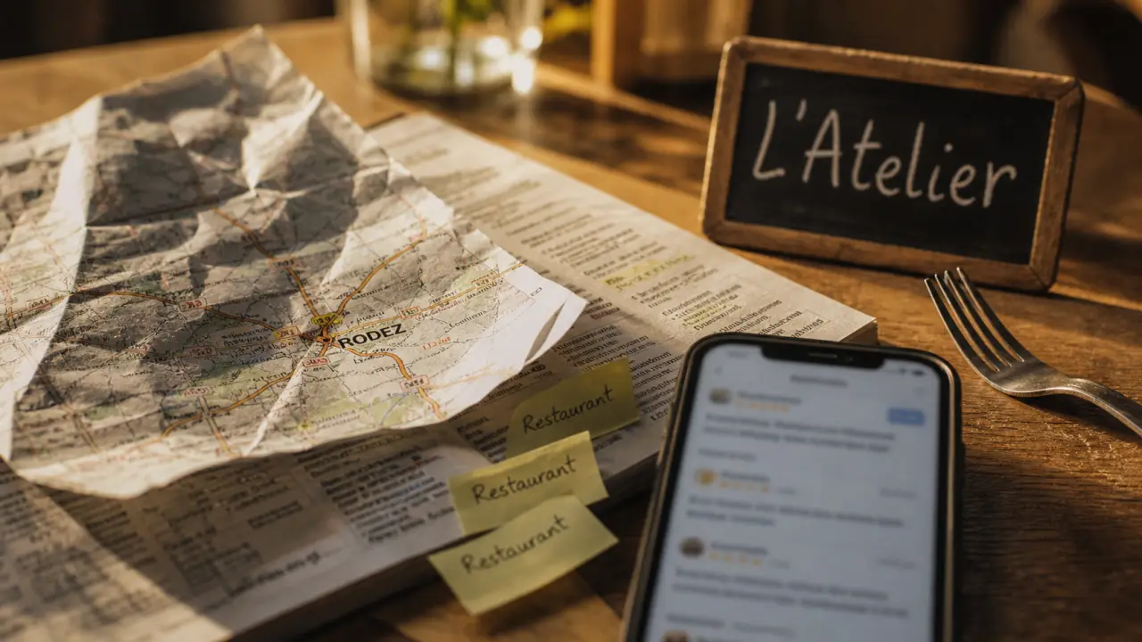 L atelier rodez : restaurant français ou location saisonnière, indices à vérifier