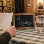 Le chaudron alrance : table et menu du jour