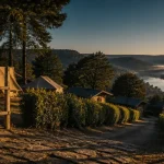 Camping Bellevue Golinhac Aveyron, vue sur le Lot depuis le GR65
