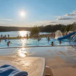 Camping le Caussanel camping aveyron au bord du lac de Pareloup