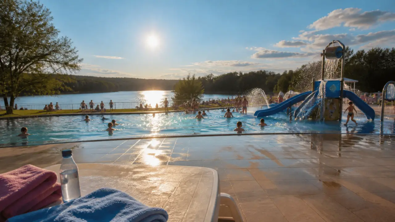 Camping le Caussanel camping aveyron au bord du lac de Pareloup
