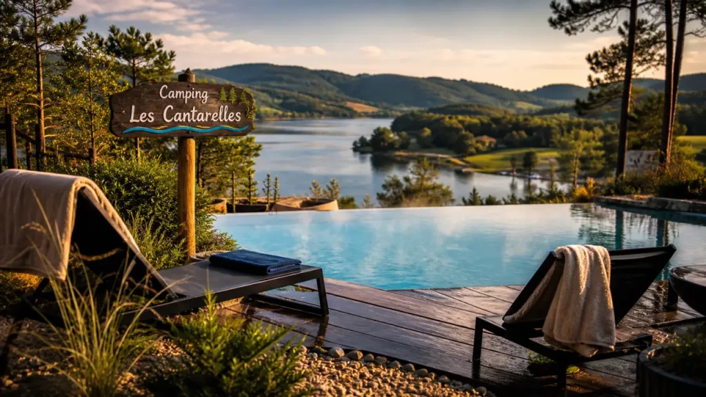 Camping Les Cantarelles en Aveyron : lac, piscine chauffée et hébergements à choisir selon votre séjour