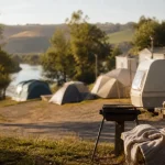 Camping Roc de l’arche vallée du lot aveyron : emplacements près du centre