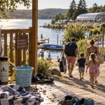 Camping capfun aveyron : lac de Pareloup, parc aquatique et jeux d’eau