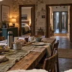 Photo gîte aveyron 15 personnes : intérieur et couchages