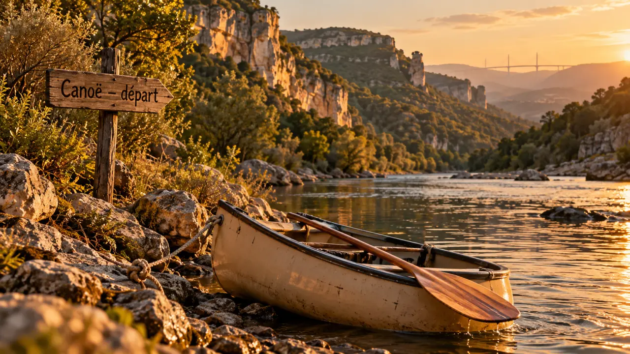 Activités aveyron : canoë-kayak près des gorges du Tarn