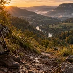 Brusque Aveyron tourisme : départ randonnée du Maliver