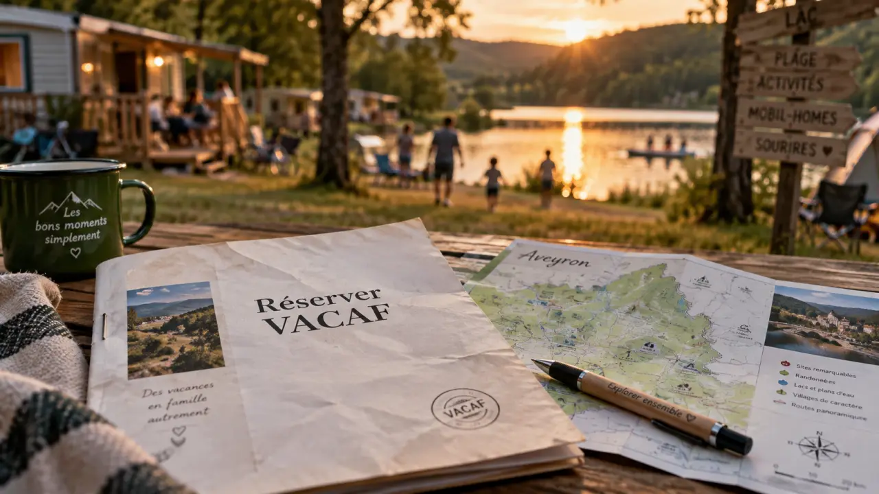 Camping vacaf aveyron : lac, rivière ou piscine