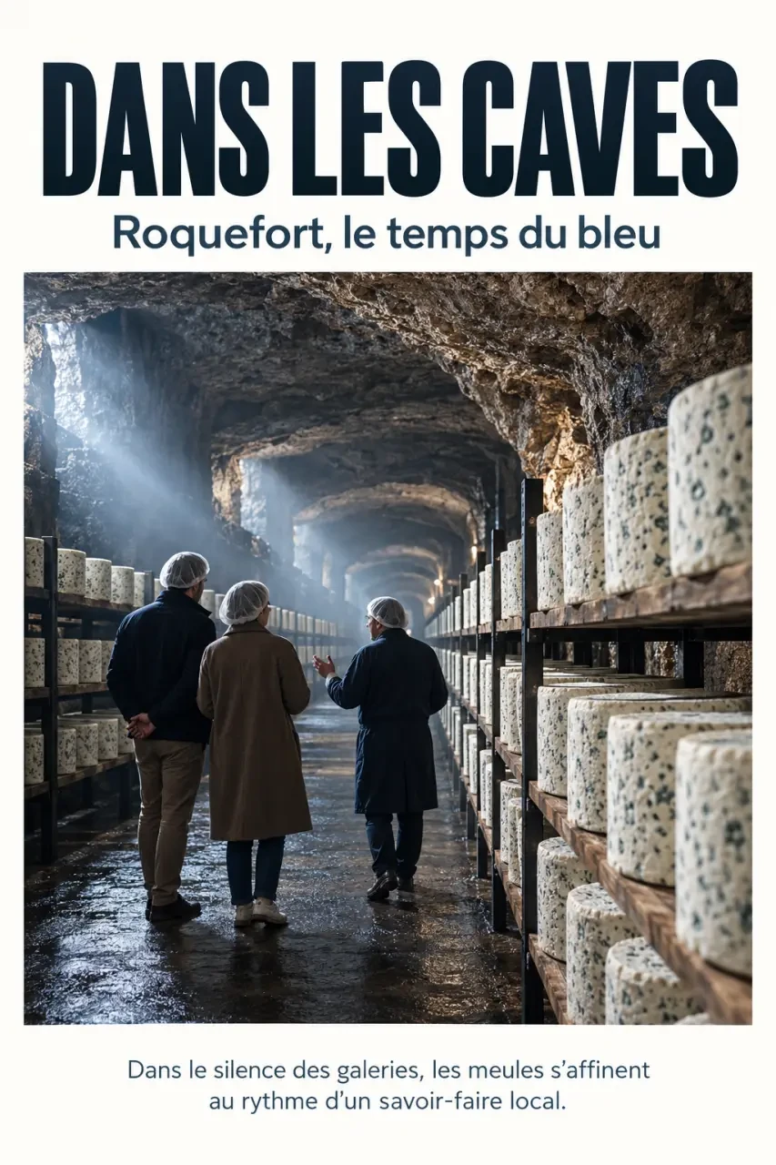 Activités Aveyron par temps de pluie dans les caves de Roquefort