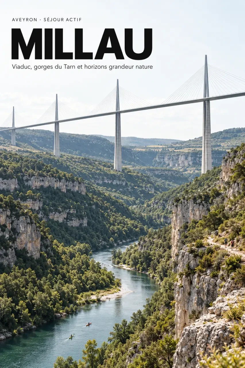 Activités Aveyron autour du viaduc de Millau et des gorges du Tarn